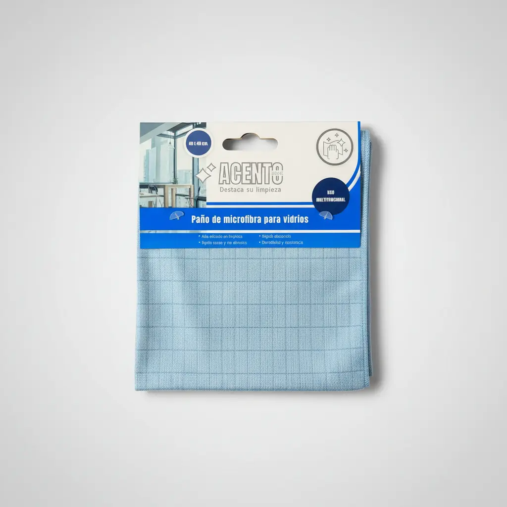 ACENTO HOME MICROFIBRA SEDA PARA VIDRIO 30X30CM