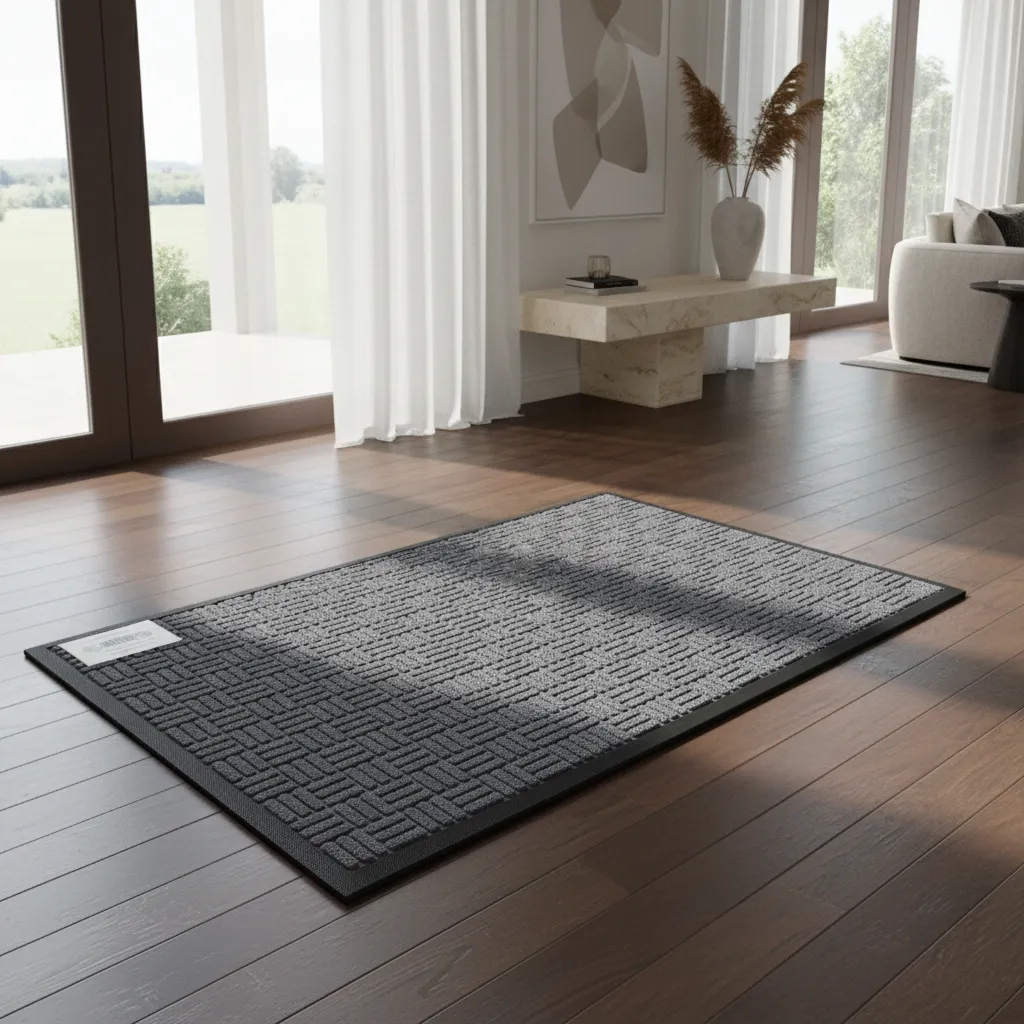 FELPUDO POLYESTER MAT TPE 60X90CM GRIS